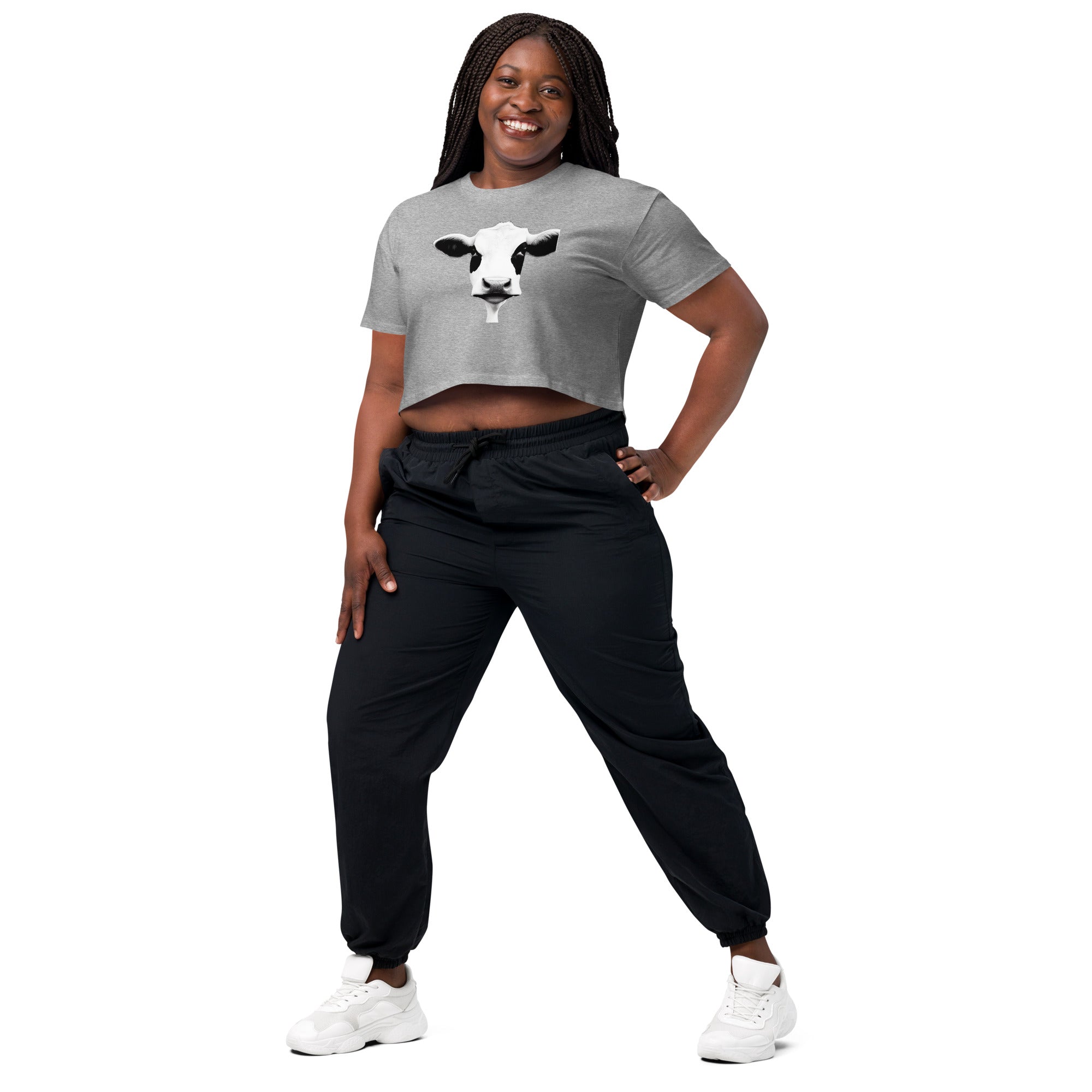 Women’s crop top -mooface