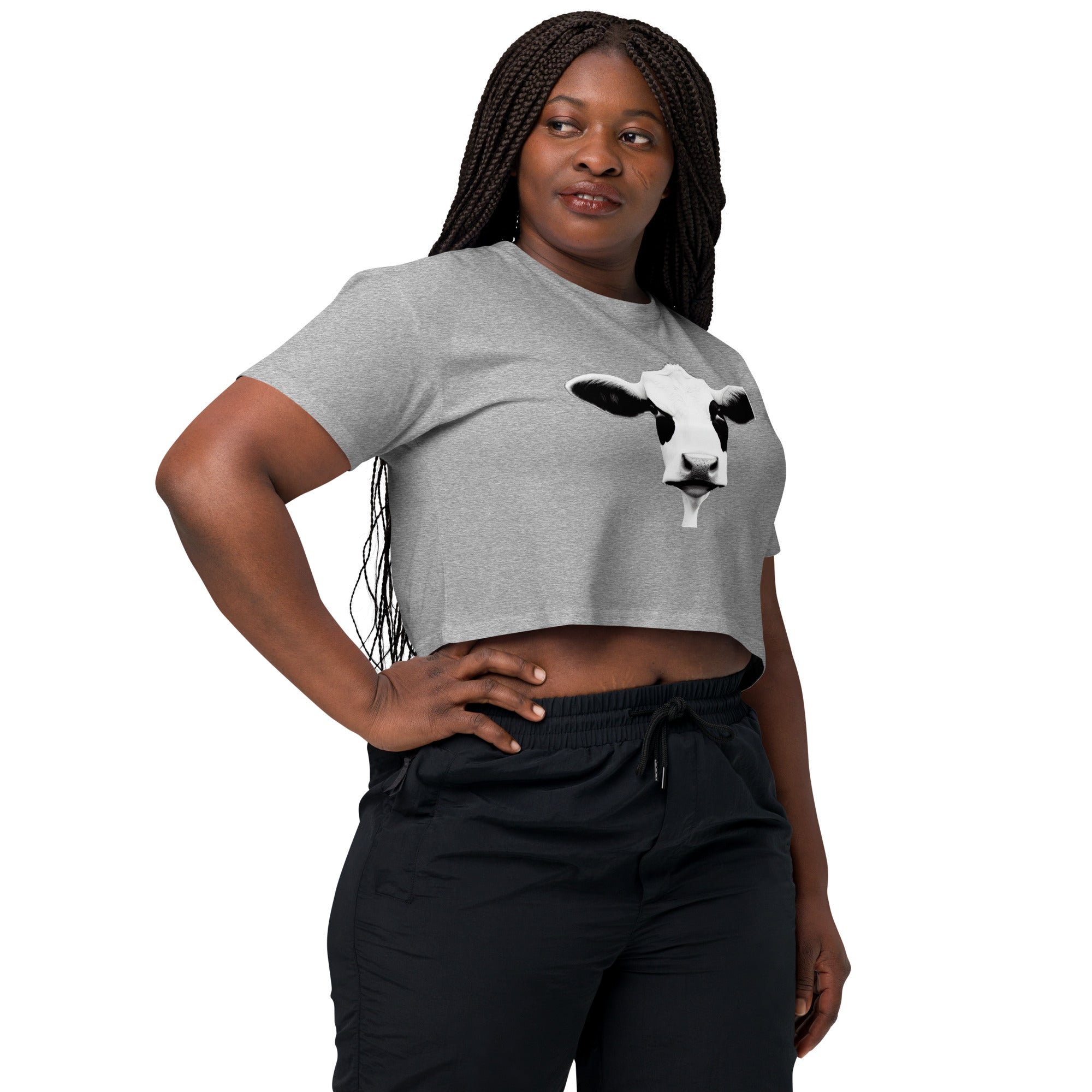 Women’s crop top -mooface