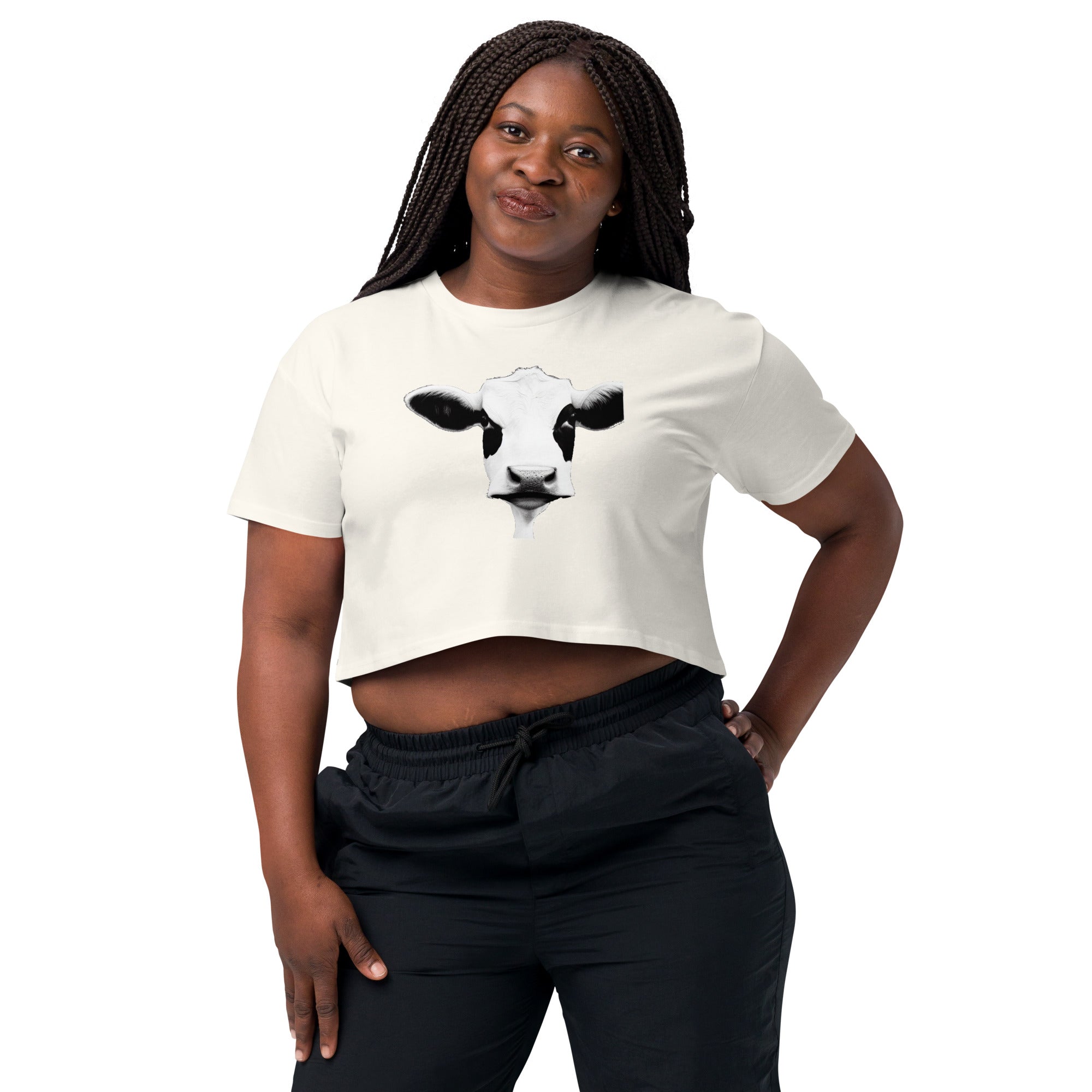 Women’s crop top -mooface