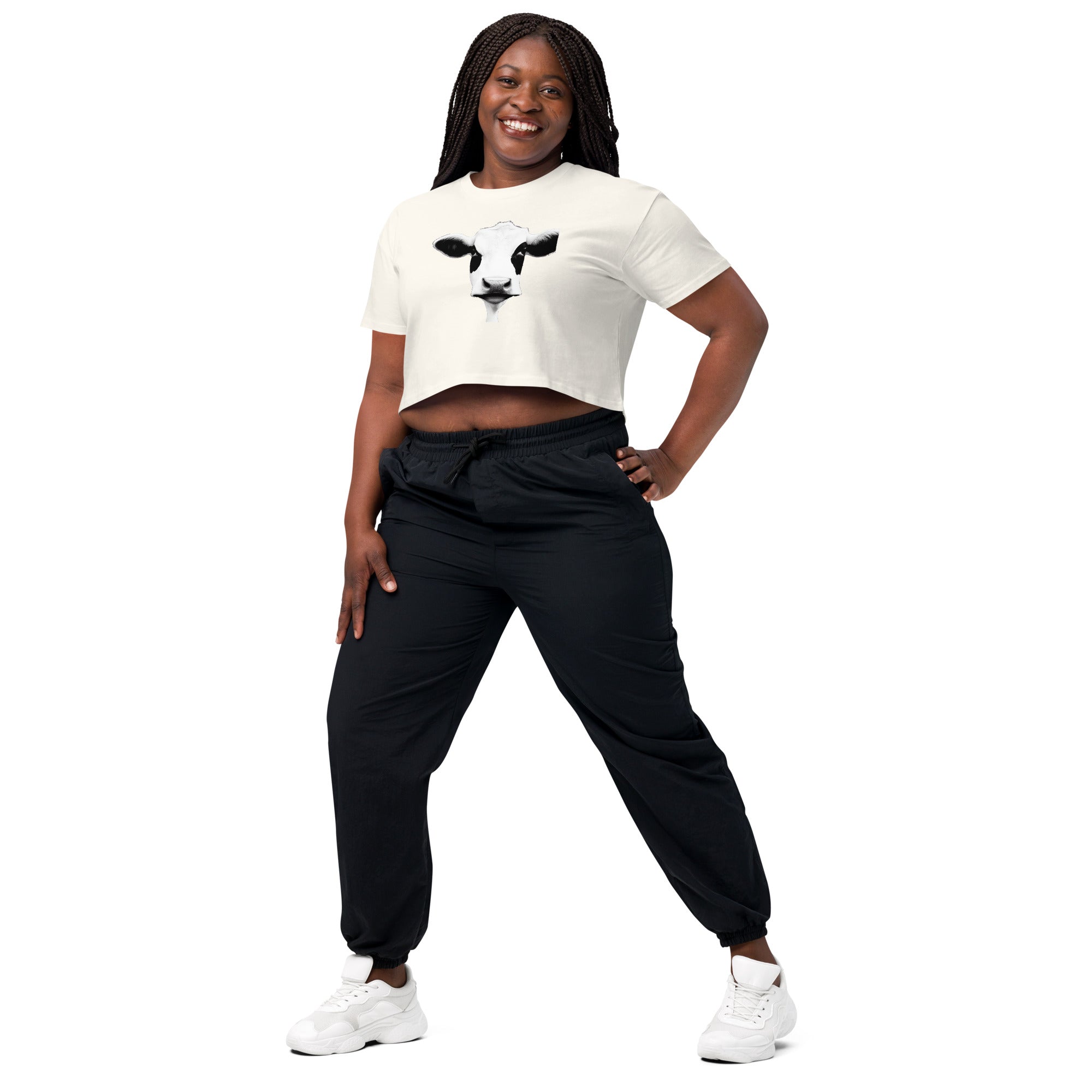 Women’s crop top -mooface