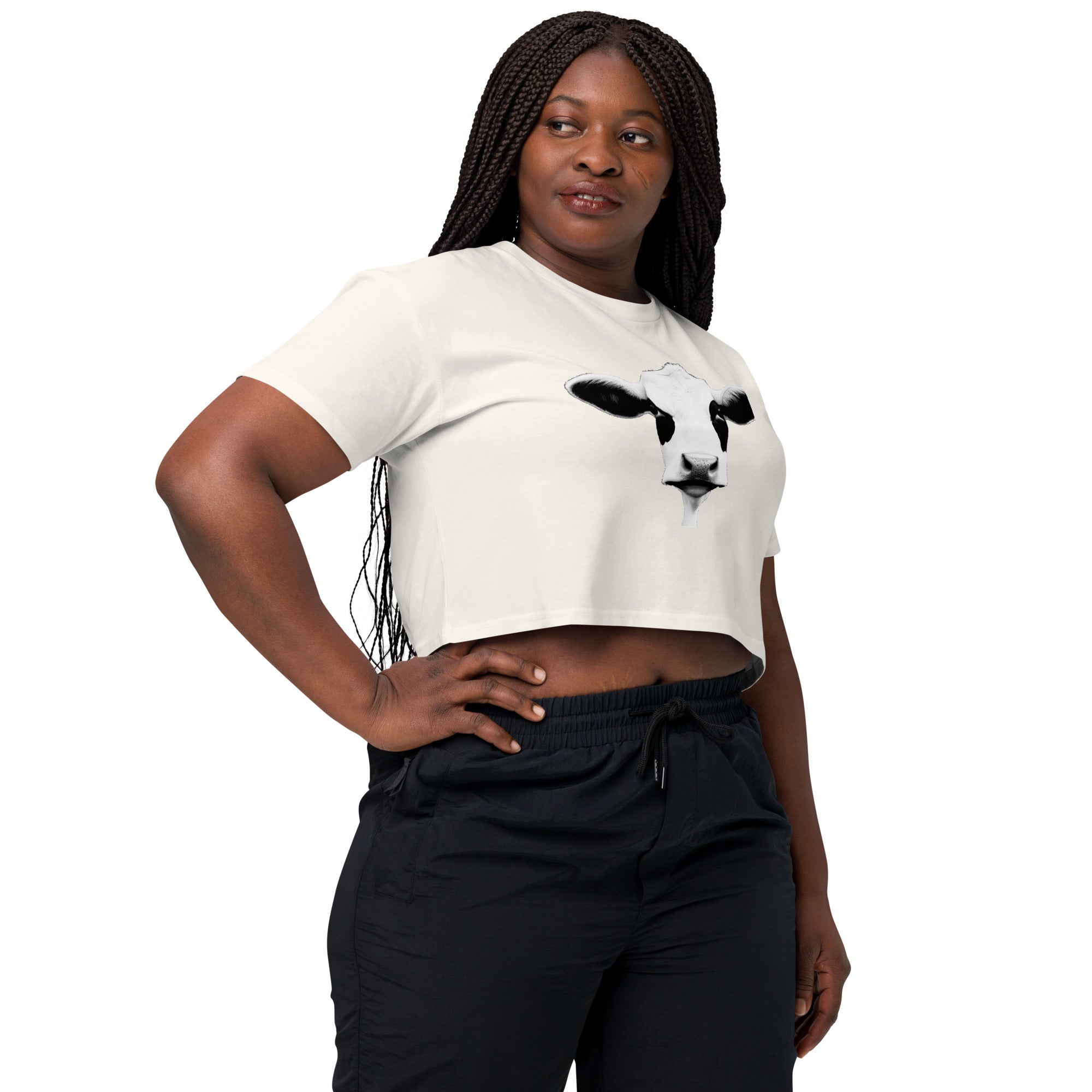 Women’s crop top -mooface