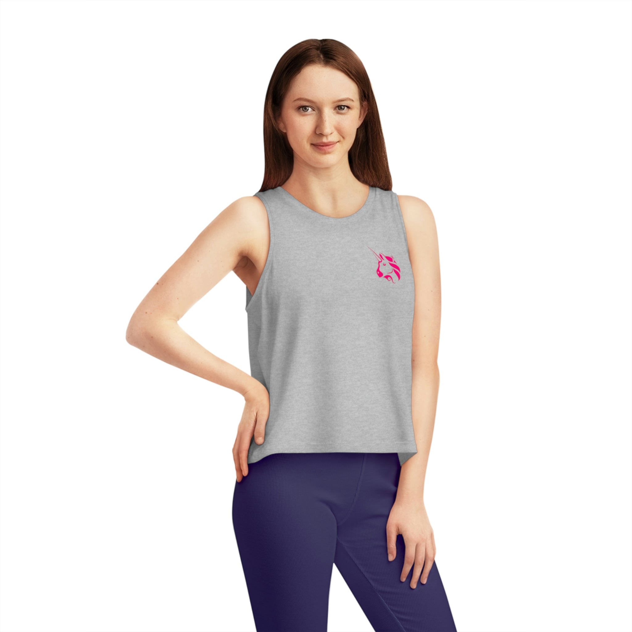 Women's Dancer Cropped Tank Top - UNI - UNISWAMP