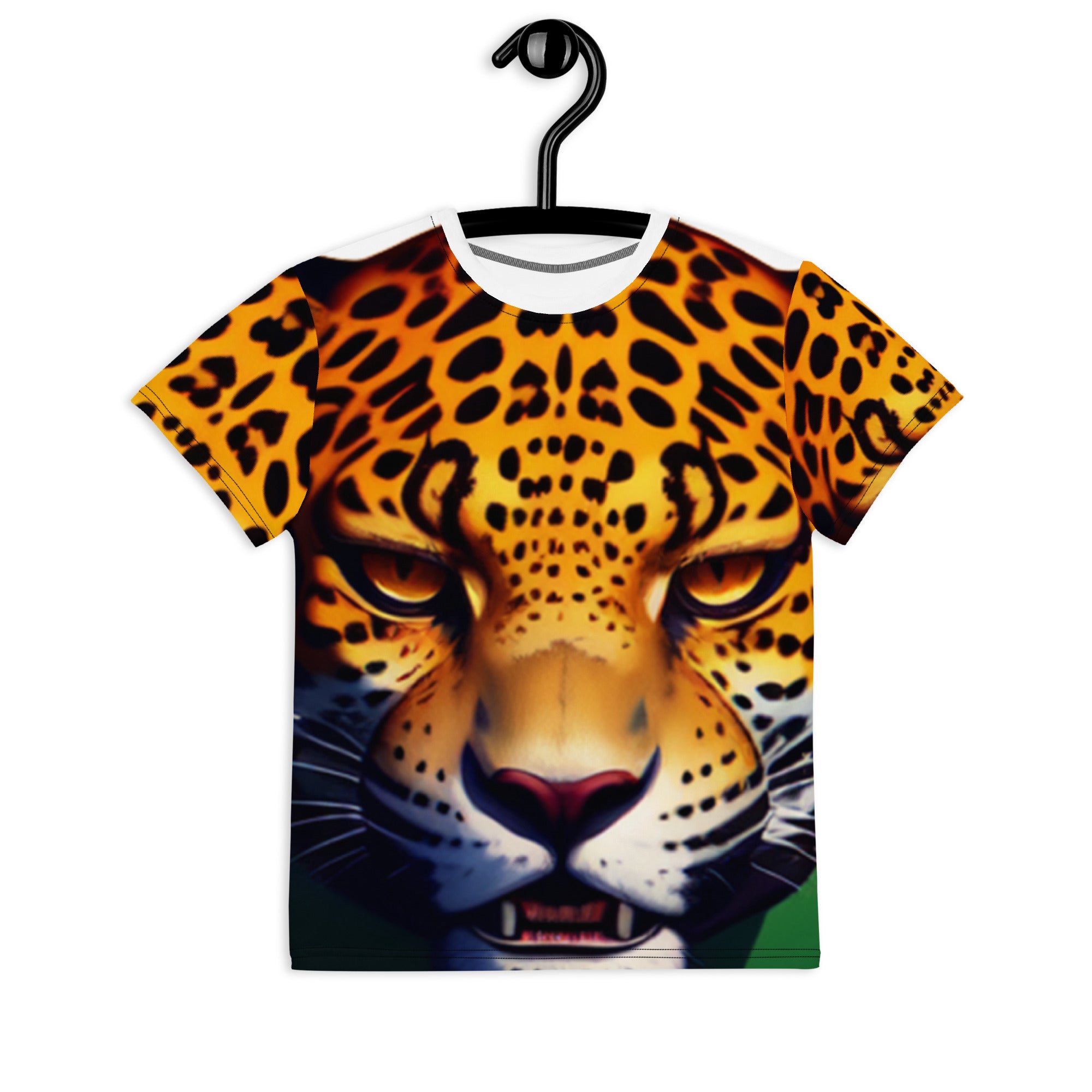 Youth Crew Neck All-Over Print - Relaxed Jaguar