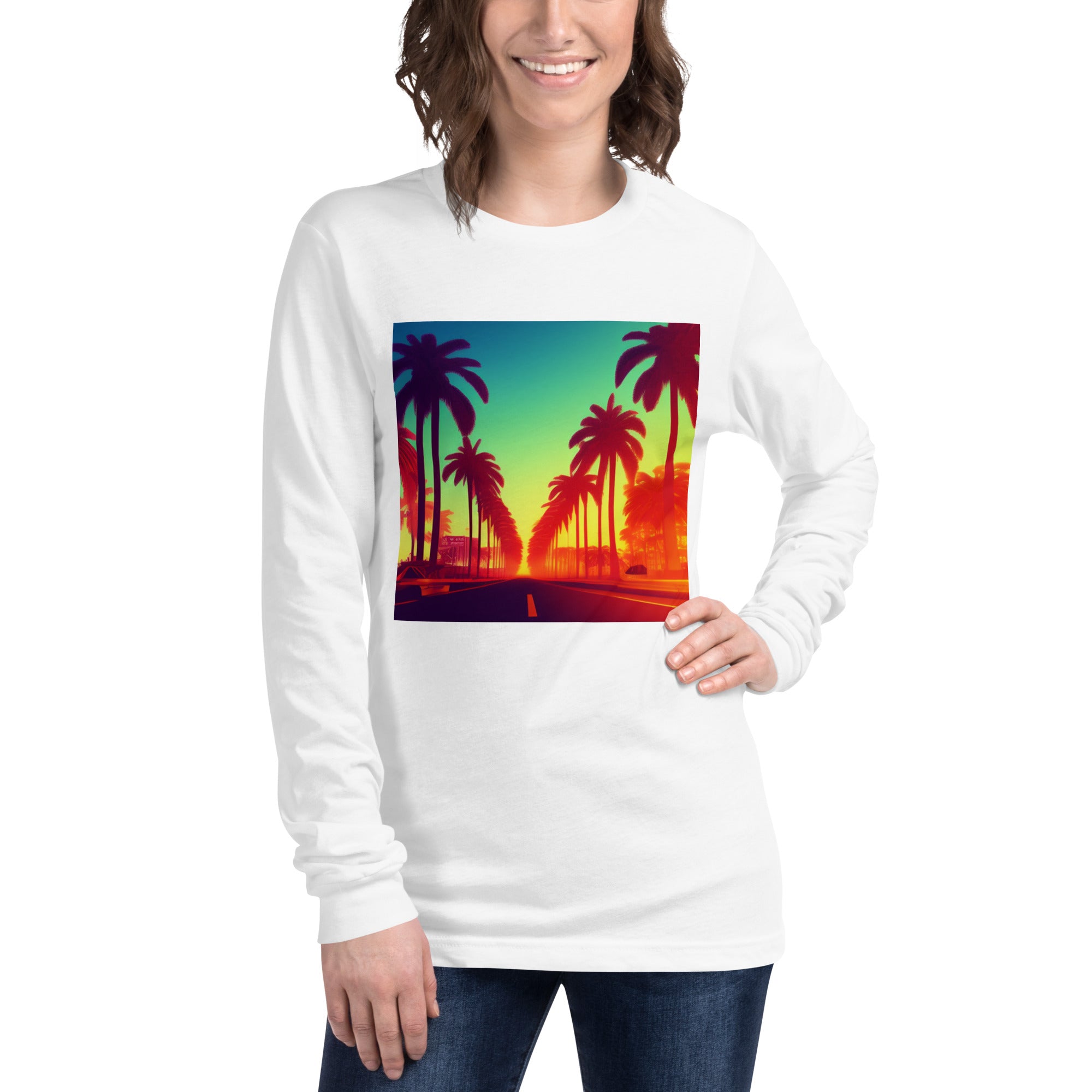 Unisex Long Sleeve Tee - Tropical Way